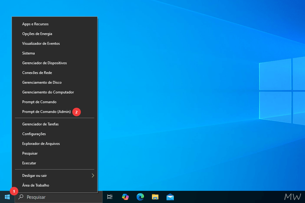 Como Executar o Prompt de Comando como Administrador no Windows 2 Como abrir o Prompt de Comando como Administrador no Windows 10