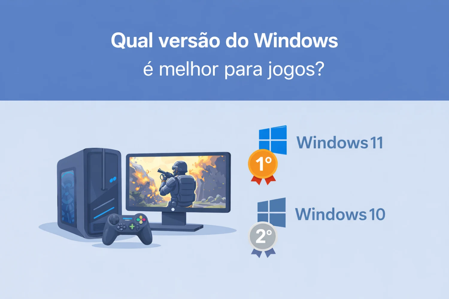 Qual versão do Windows é melhor? As mais rápidas e seguras em 2026 2 Qual versão do Windows é melhor para jogos