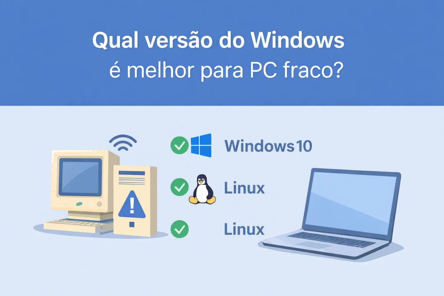Qual versão do Windows é melhor? As mais rápidas e seguras em 2026 1 Qual versão do Windows é melhor para PC fraco