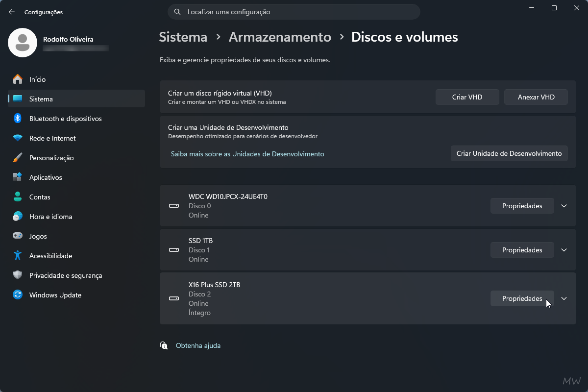 Como verificar a saúde do HD e SSD no Windows 11 e 10 4 configuracoes armazenamento propriedades ssd