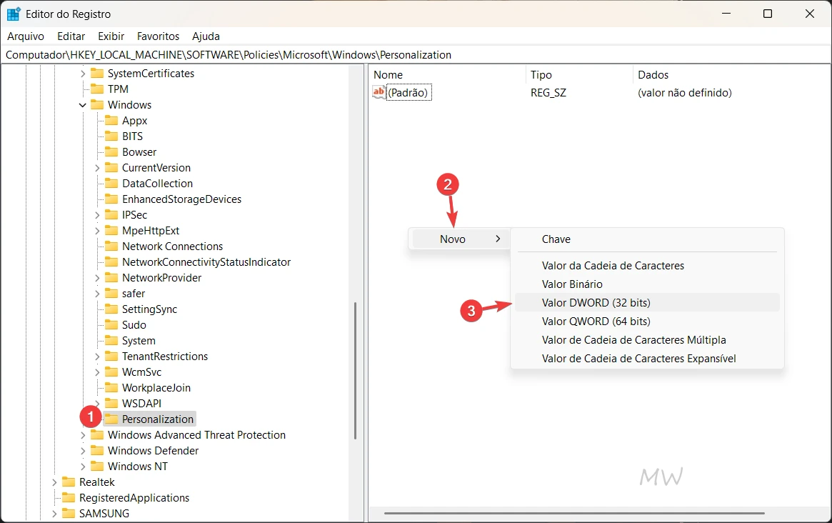 Desativar a tela de bloqueio do Windows pelo regedit