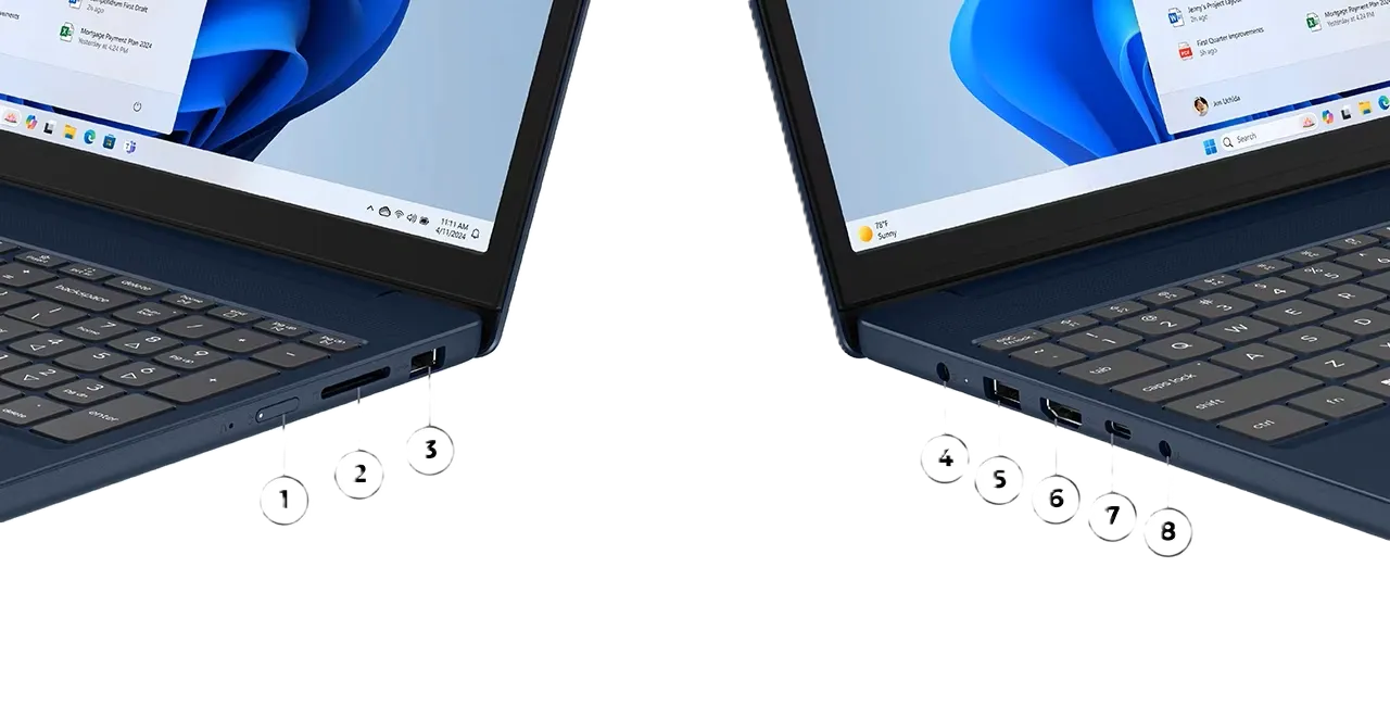 Conectividade do Notebook Lenovo IdeaPad Slim 3i