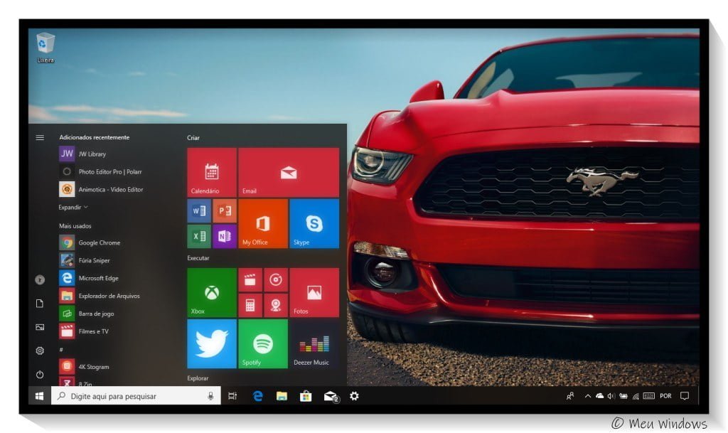 Tema Ford Mustang para Windows 10