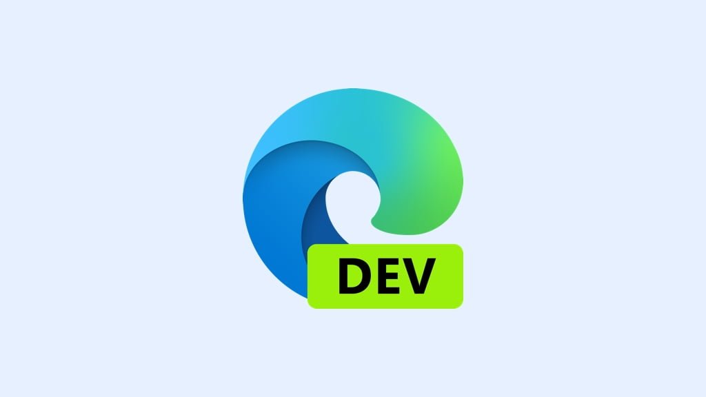 Novo logotipo do Microsoft Edge Dev
