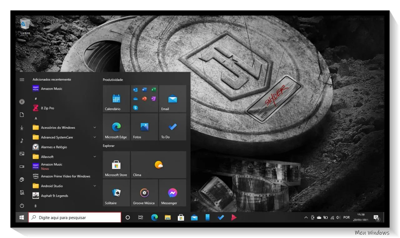 tema liga da justica filme pb 2