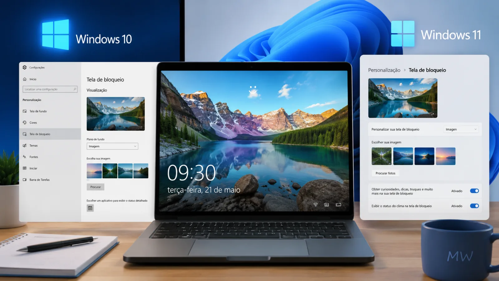Como trocar a imagem da tela de bloqueio no Windows 11/10 Como trocar a imagem da tela de bloqueio no Windows 11/10