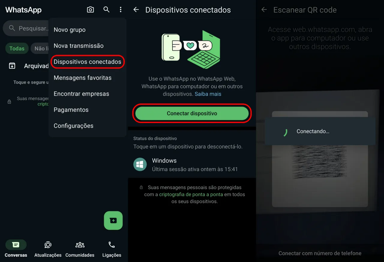 WhatsApp no PC com Windows 11