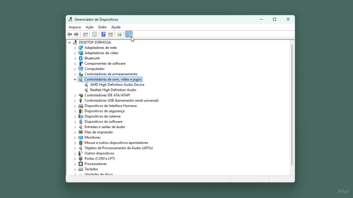 Áudio parou de funcionar no Windows 11? Veja como corrigir 3 Expanda Controladores de som, vídeo e jogos e procure seu dispositivo de áudio